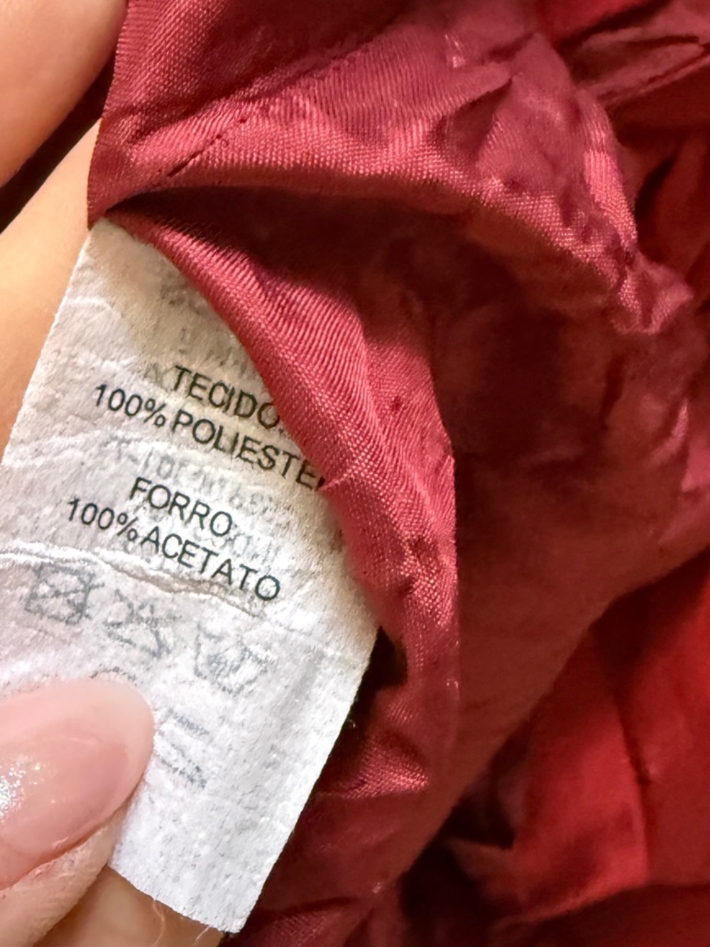 Red Taffeta Cascading Ruffle Maxi Gown Wedding Guest Formal Dress M - Picture 9 of 10